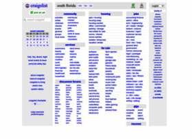 Miami personals classifieds craigslist